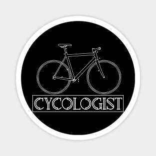 Cycologist - Vintage Retro Mountain Biking Gift Magnet